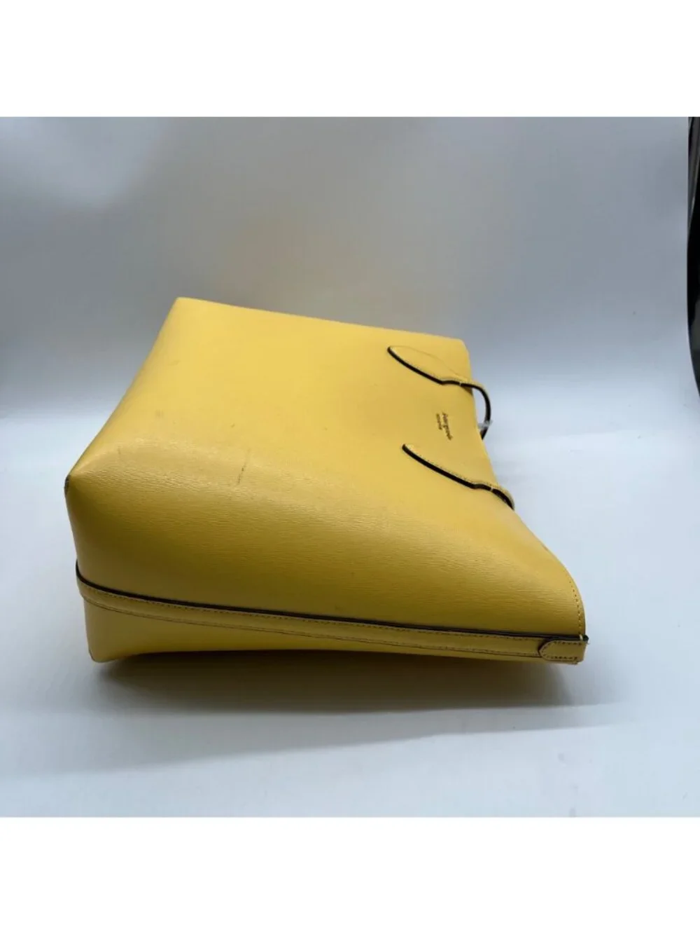 Kate Spade Yellow Pebbled Leather Tote Bag